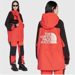 Gucci North Face logo windbreaker jacket sz M